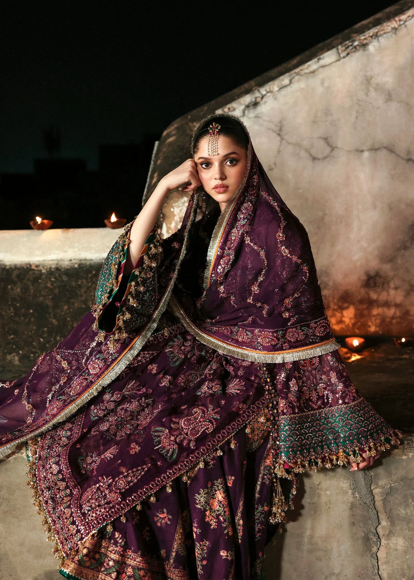 Hussain Rehar Festive'25 "Ghazal" Unstitched Luxury Lawn Collection