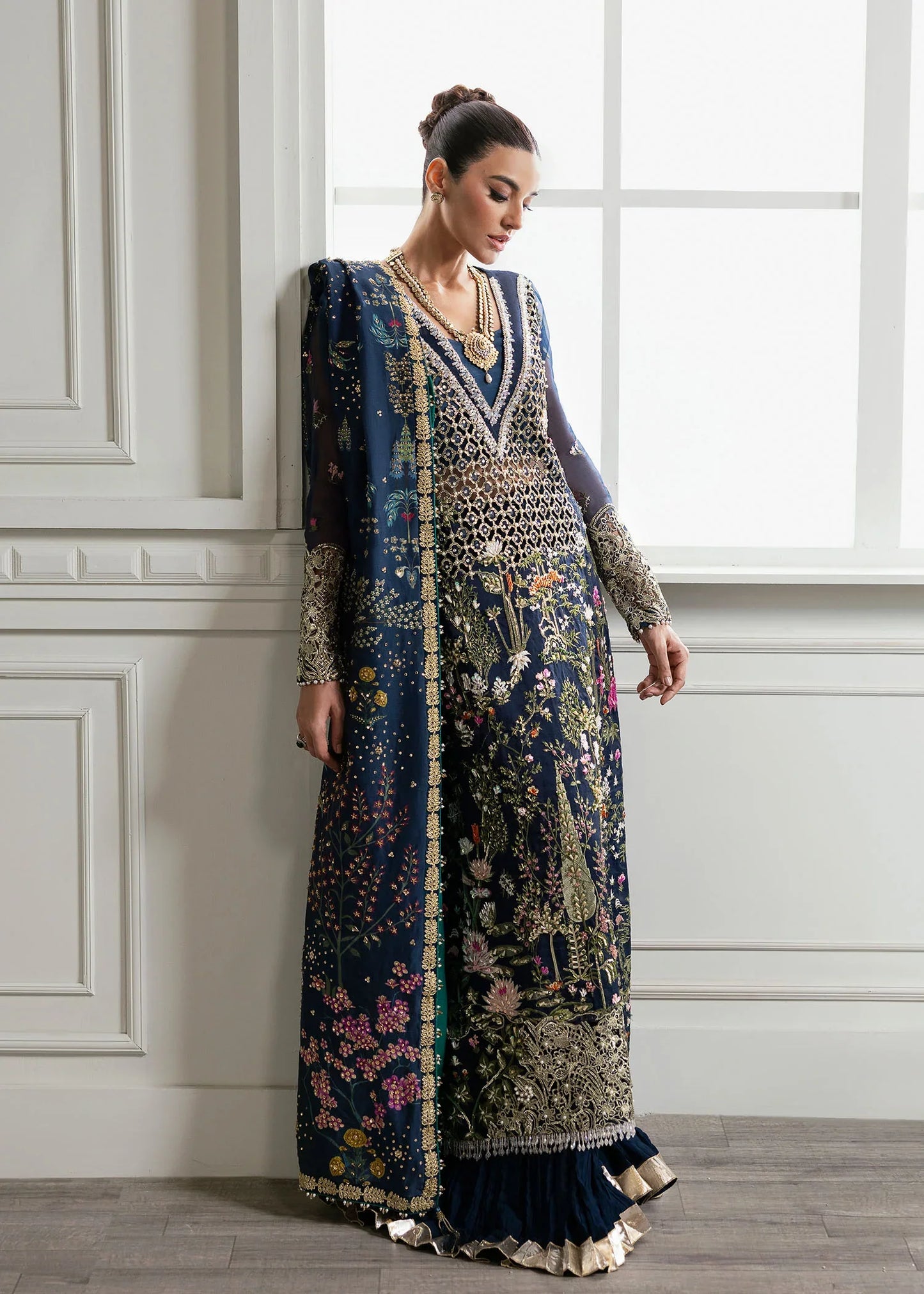 Crimson By Saira Shakira –Majestic Cypress – D2