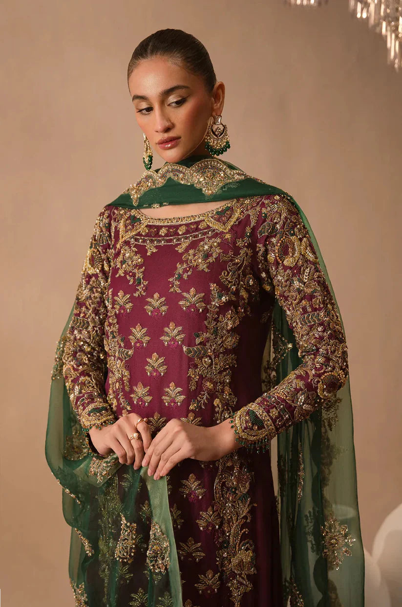 Abeera Usama-Burgundy Dusk