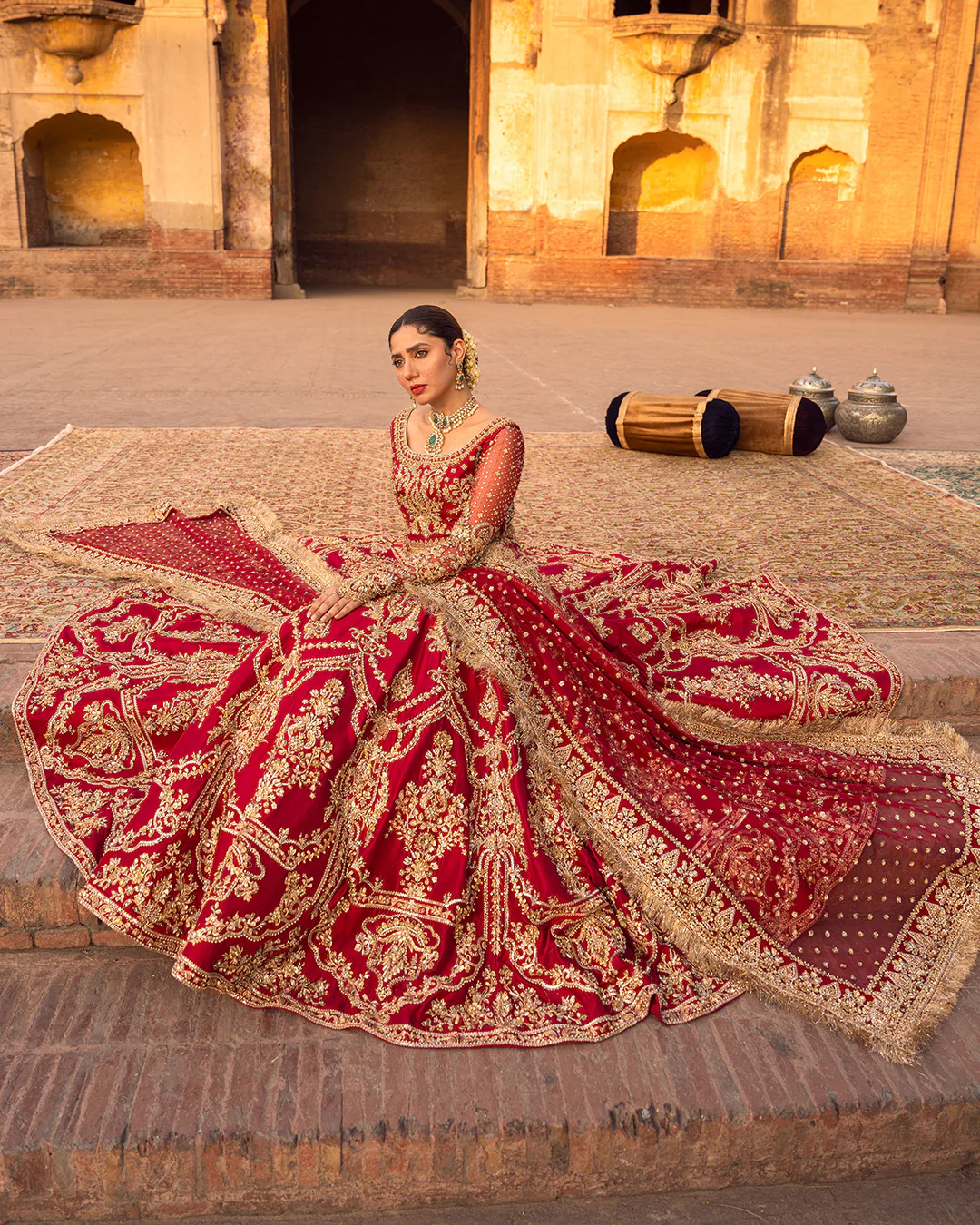 Faiza Saqlain | Bridal Lehnga | Arusa